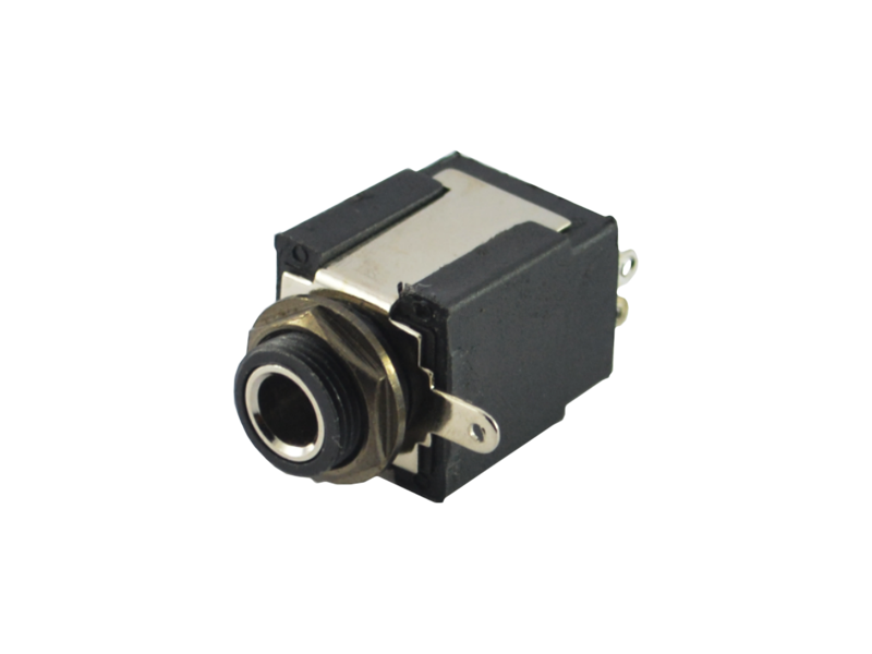 MX 6.35mm Female Mono Chassis Phone Connector - Image 1